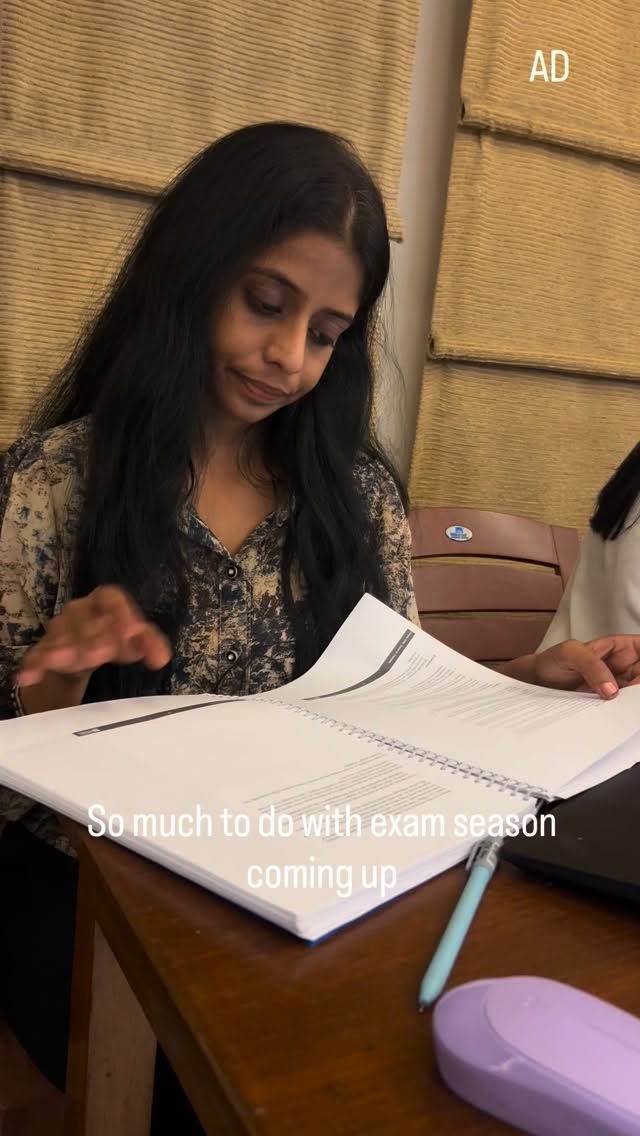 Instagram post by @ame_magiquee for Clean & Clear. Caption reads: Back-to-back classes, project dues, and yep… my....