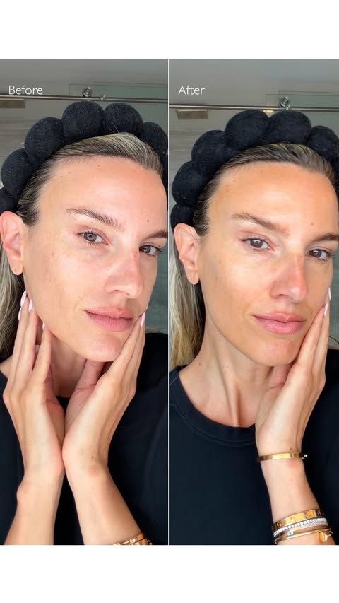Instagram post by @lisadnyc for Caudalie. Caption reads: [...] glow without the sun damage then @caudalieus....