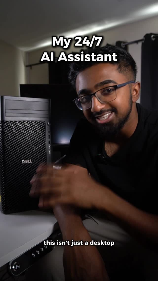 Instagram post by @sajjaad.khader for NVIDIA. Caption reads: [...] The Dell Pro Max Tower T2 with the NVIDIA....