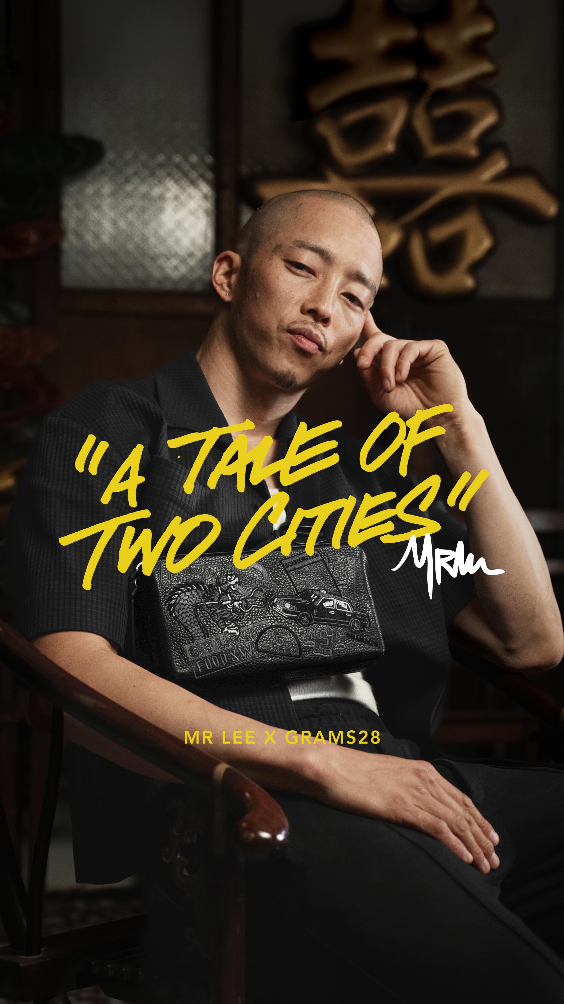 Instagram post by @mrleelives for GRAMS28. Caption reads: A TALE OF TWO CITIES - MR LEE x GRAMS28

Early....