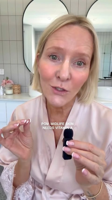 Instagram post by @howtwostyle_midlife for ALPHA-H. Caption reads: [...] firming and refreshing mature skin and....