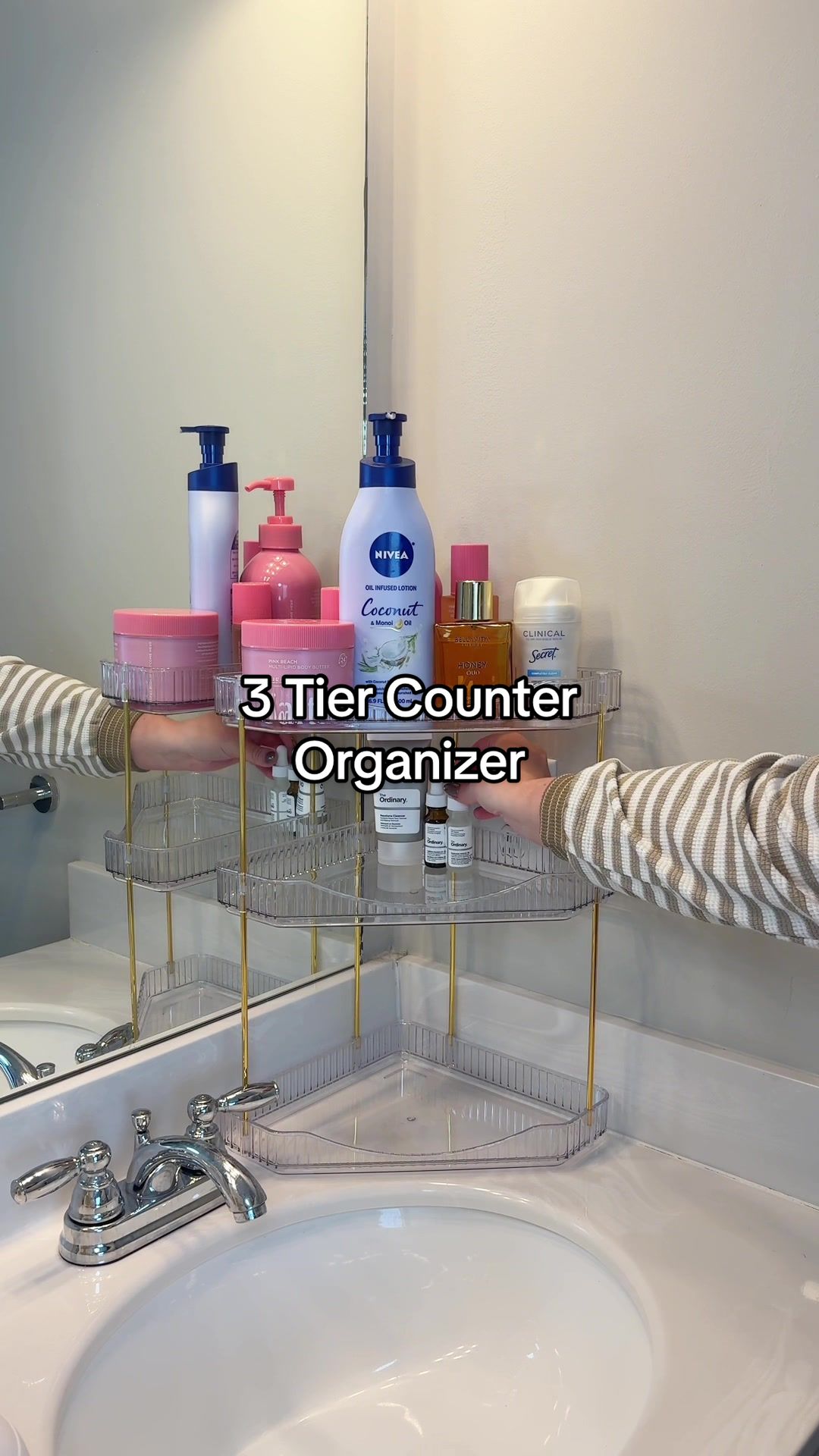 TikTok post by @brianna.baggett for Lifewit. Caption reads: [...] #counterorganization @Lifewit.