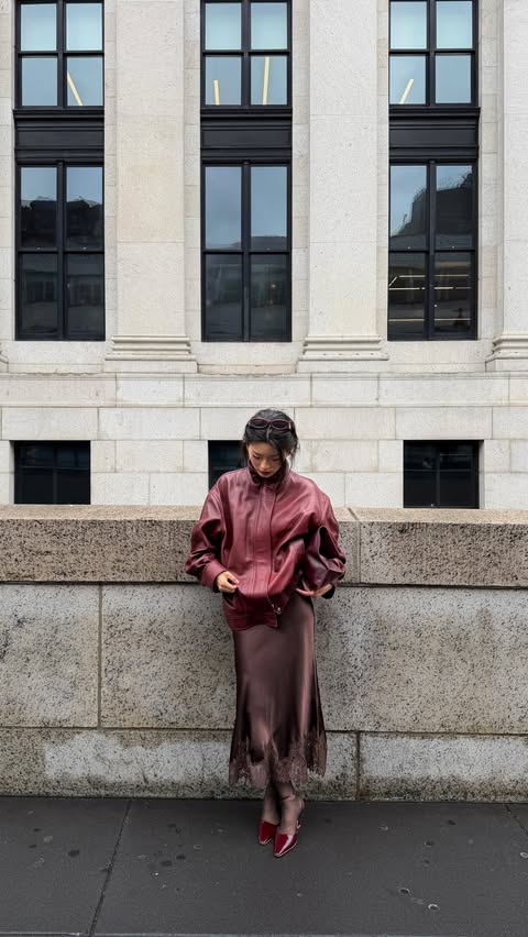 Instagram post by @yifan.liii for Shopbop. Caption reads: it’s my favorite season with @shopbop #ootd #grwm....