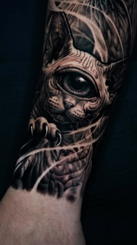 Instagram post by @zakperry_tattoos for Hustle Butter. Caption reads: [...] an eye out for it! . Sponsored by:....