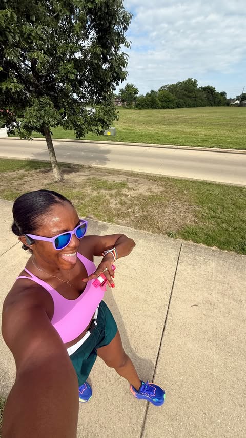 Instagram post by @inmyrunningerica for Runna. Caption reads: [...] pre workout and use code ERICA to try @runna....