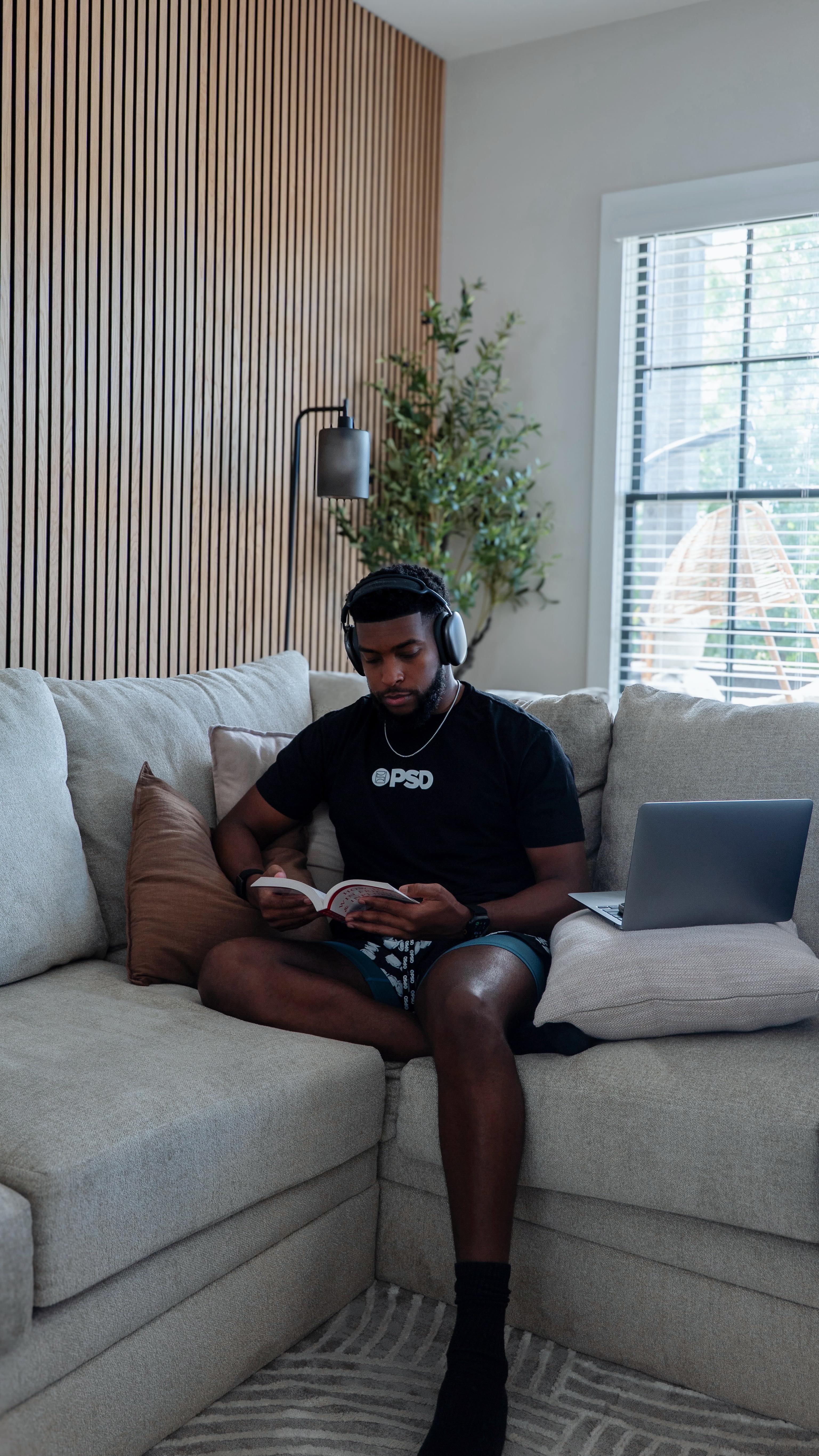 Instagram post by @lifewithnt3 for Talkspace. Caption reads: Trying to be ten people at once? Same. Therapy on....