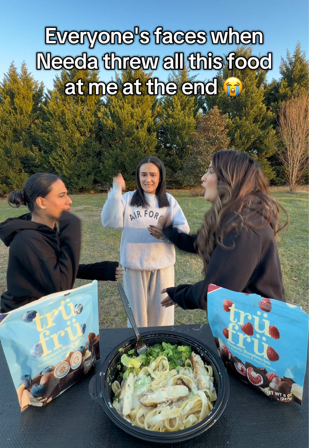 TikTok post by @sistersisterzz for Tru Fru. Caption reads: The way Needa was about to get beat up at the end....