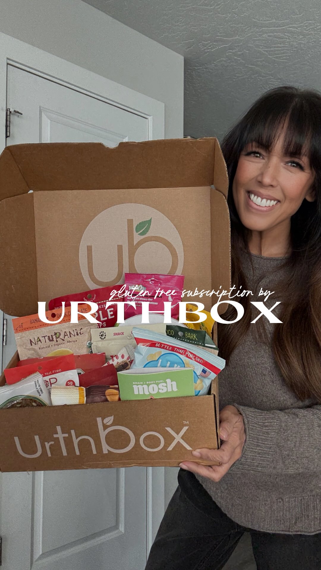 Instagram post by an influencer for UrthBox. Caption reads: [...] && that’s why i choose the #urthbox....