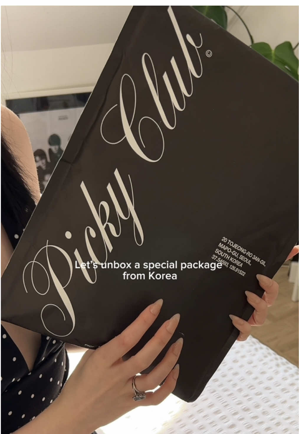 TikTok post by @_.jjksyeon for Picky. Caption reads: [...] every pages 🫶🏻 Have you received it ?....