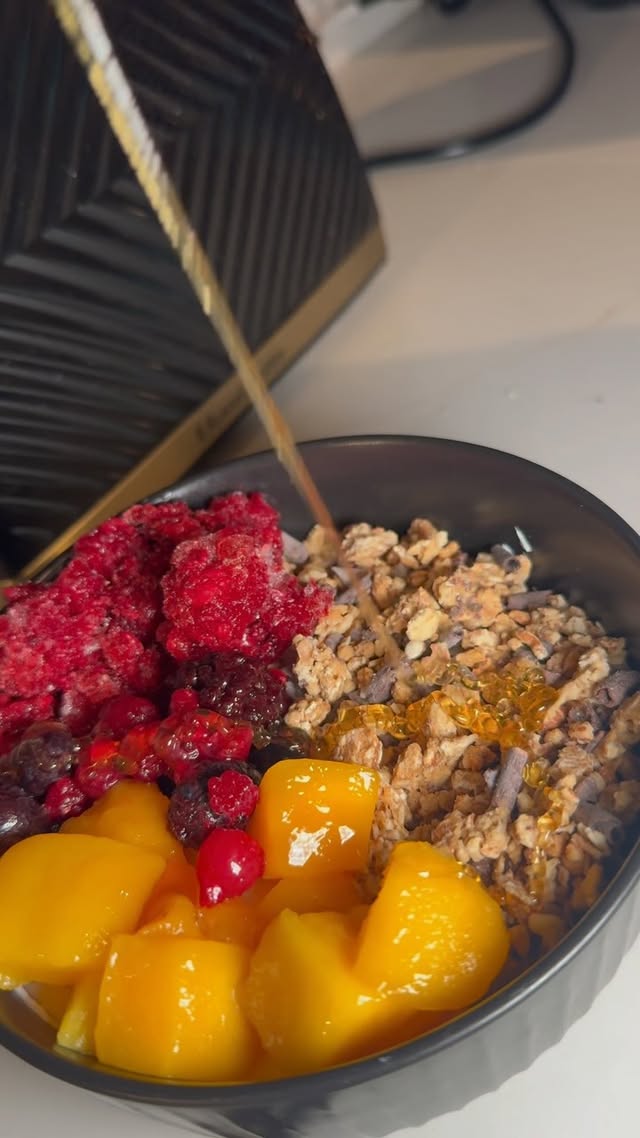 Instagram post by @xling.rc for Protein World. Caption reads: [...] struggle when it looks this good! 🤤....