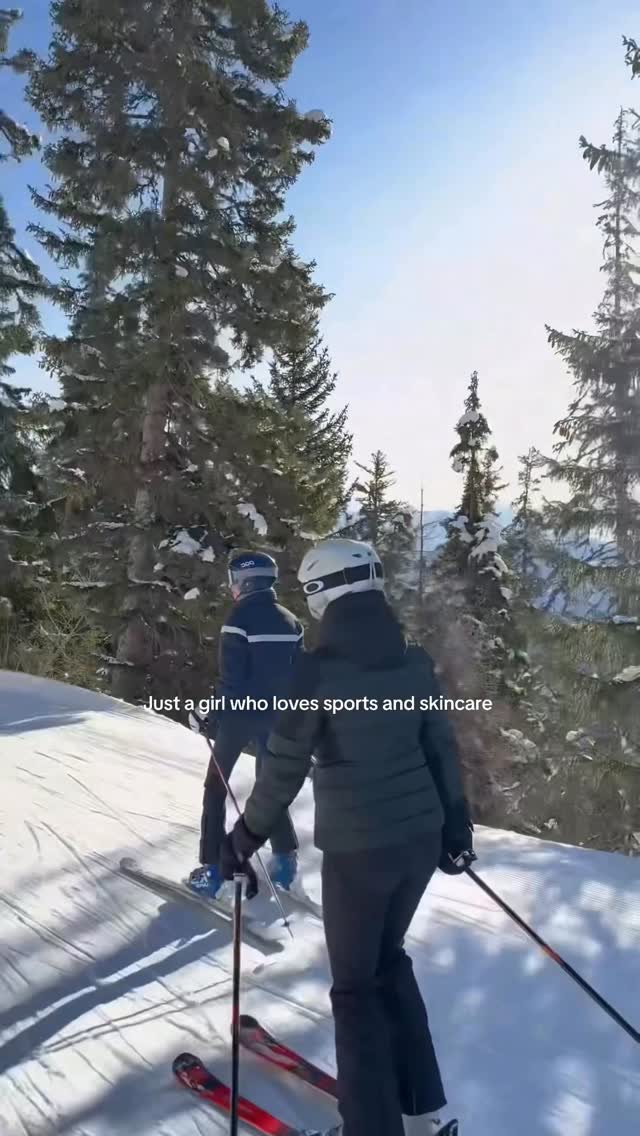 Instagram post by @lsacino for BIOTHERM. Caption reads: Just me, my workout, and my skincare....