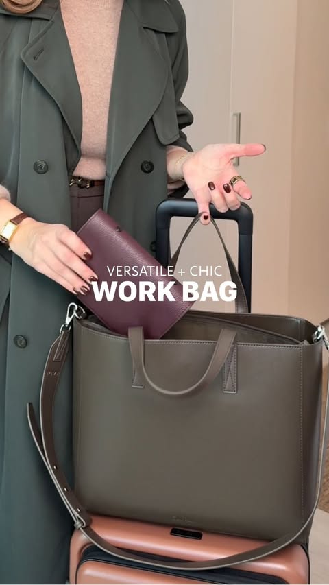 Instagram post by @_dresswithdani for CALPAK. Caption reads: [...] travel, or in-between - 4 years in and....