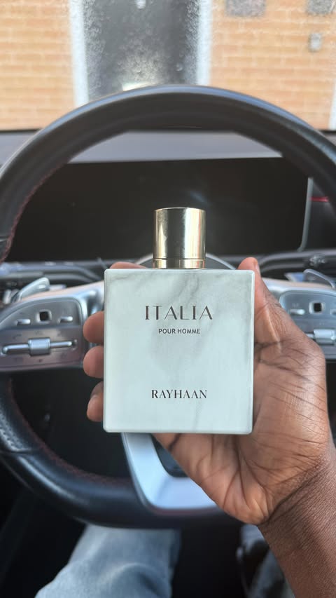 Instagram post by @its.kriyl for Rayhaan Perfumes. Caption reads: Review Rayhaan new releases with me....