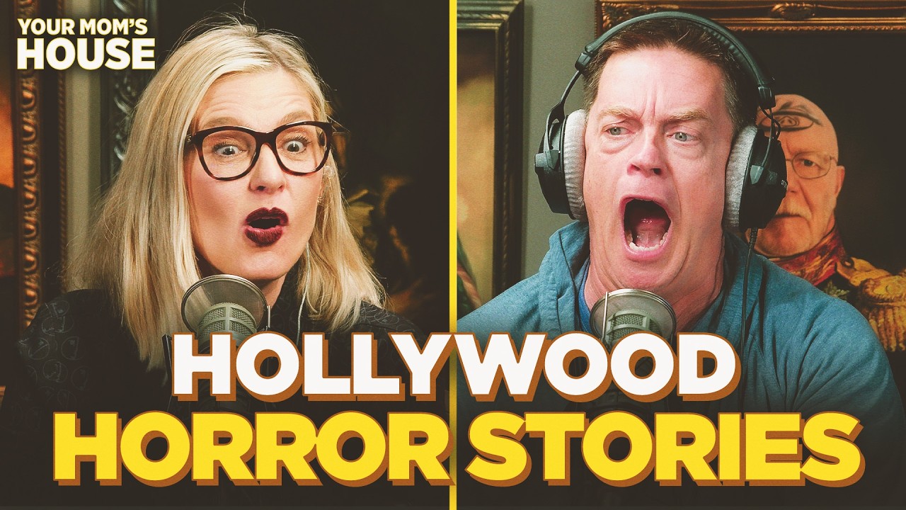 YouTube post by @YMHStudios for Liquid I.V. Italia. Caption reads: Hollywood Horror Stories w/ Jim Breuer | Your....