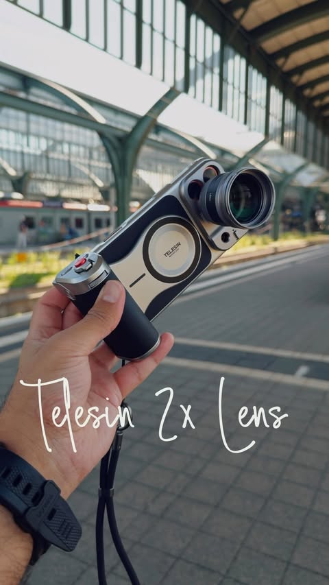 Instagram post by @hassanshaikhofficial for TELESIN. Caption reads: [...] for street photography. 📸 I took the....