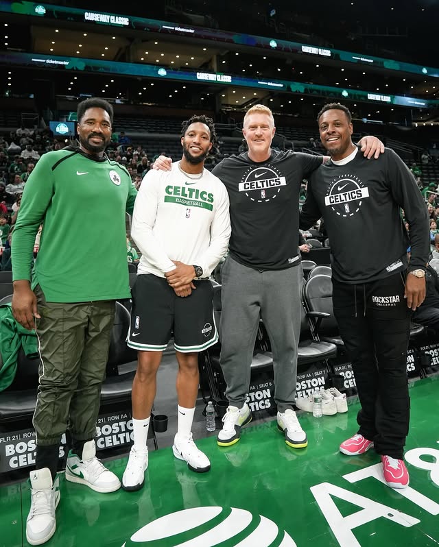 Instagram post by @celticscommunity for Ticketmaster. Caption reads: Causeway Classic 🔥.