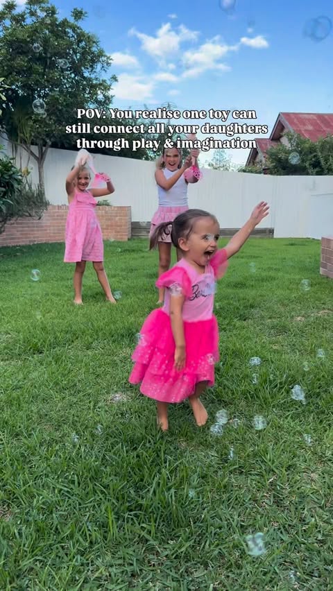 Instagram post by @bybrittanynoonan for Barbie. Caption reads: [...] get a moment to myself while they play.....