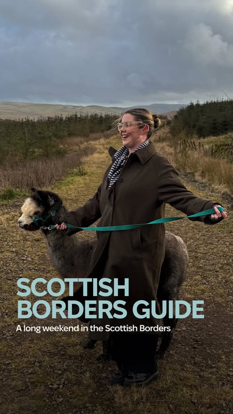 Instagram post by @topscottishscran for VisitScotland. Caption reads: [...] @cobbleskelso @becattelligelato....