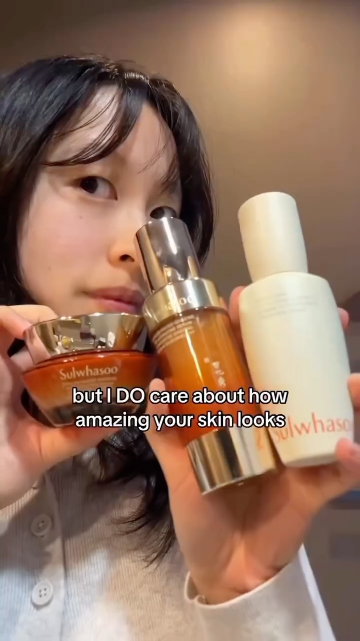 Instagram post by @milkydew_ for Sulwhasoo. Caption reads: AD #Sulwhasoo_Partner Skin Longevity Powered By....