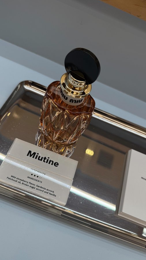 Instagram post by @ceairagrey for Miu Miu. Caption reads: A beautiful morning spent inside Miu Miu’s Holiday....