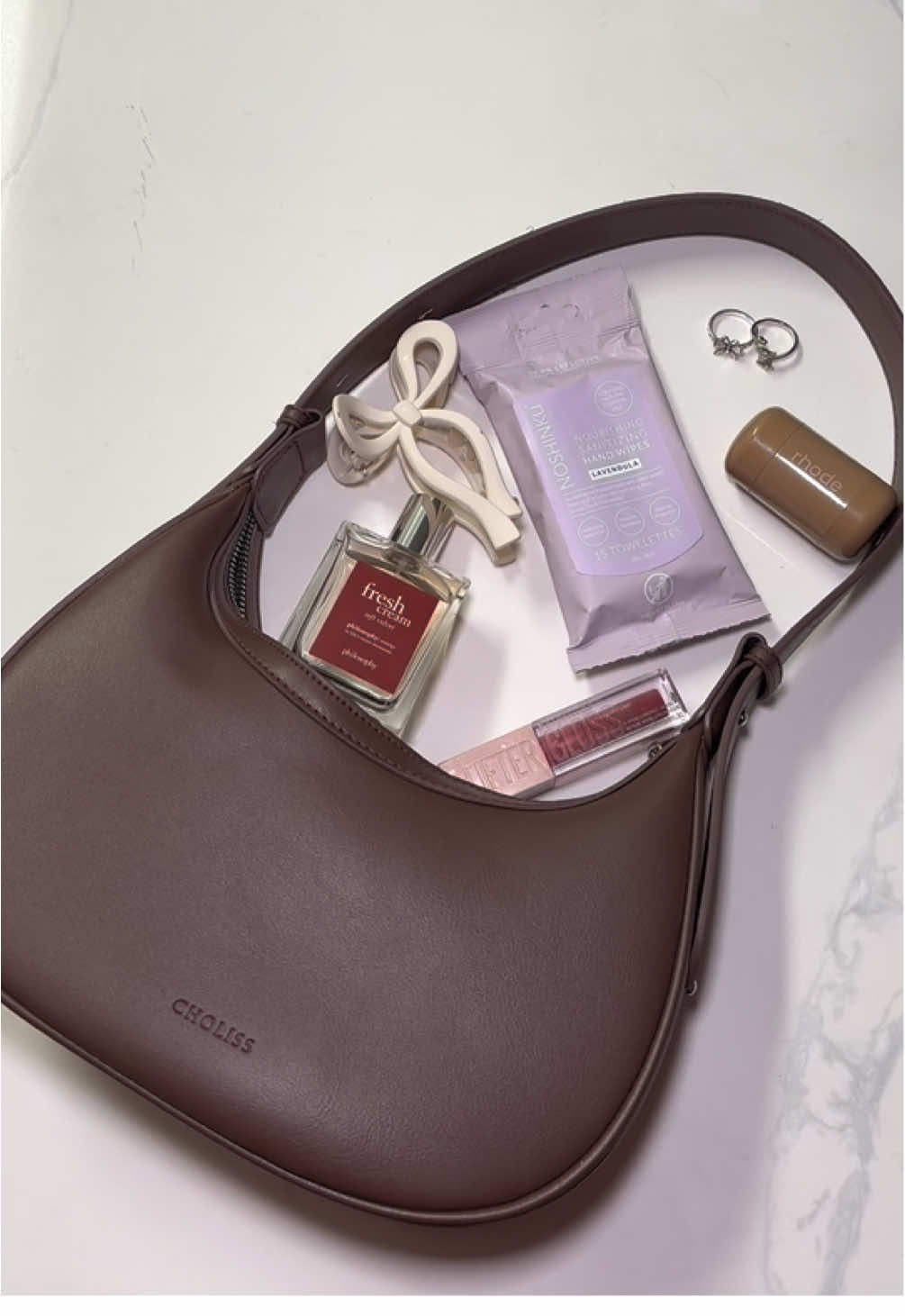 TikTok post by @mamalis for philosophy. Caption reads: Purchase these wipes in my Amazon storefront....