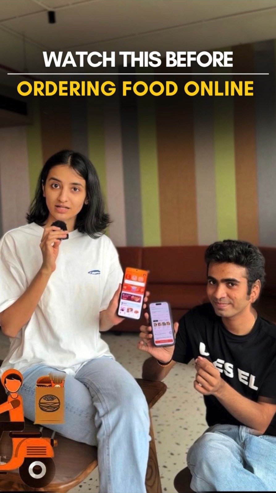 Instagram post by @ca.palakrathii for Swiggy. Caption reads: I was ordering food on @swiggyindia and noticed....