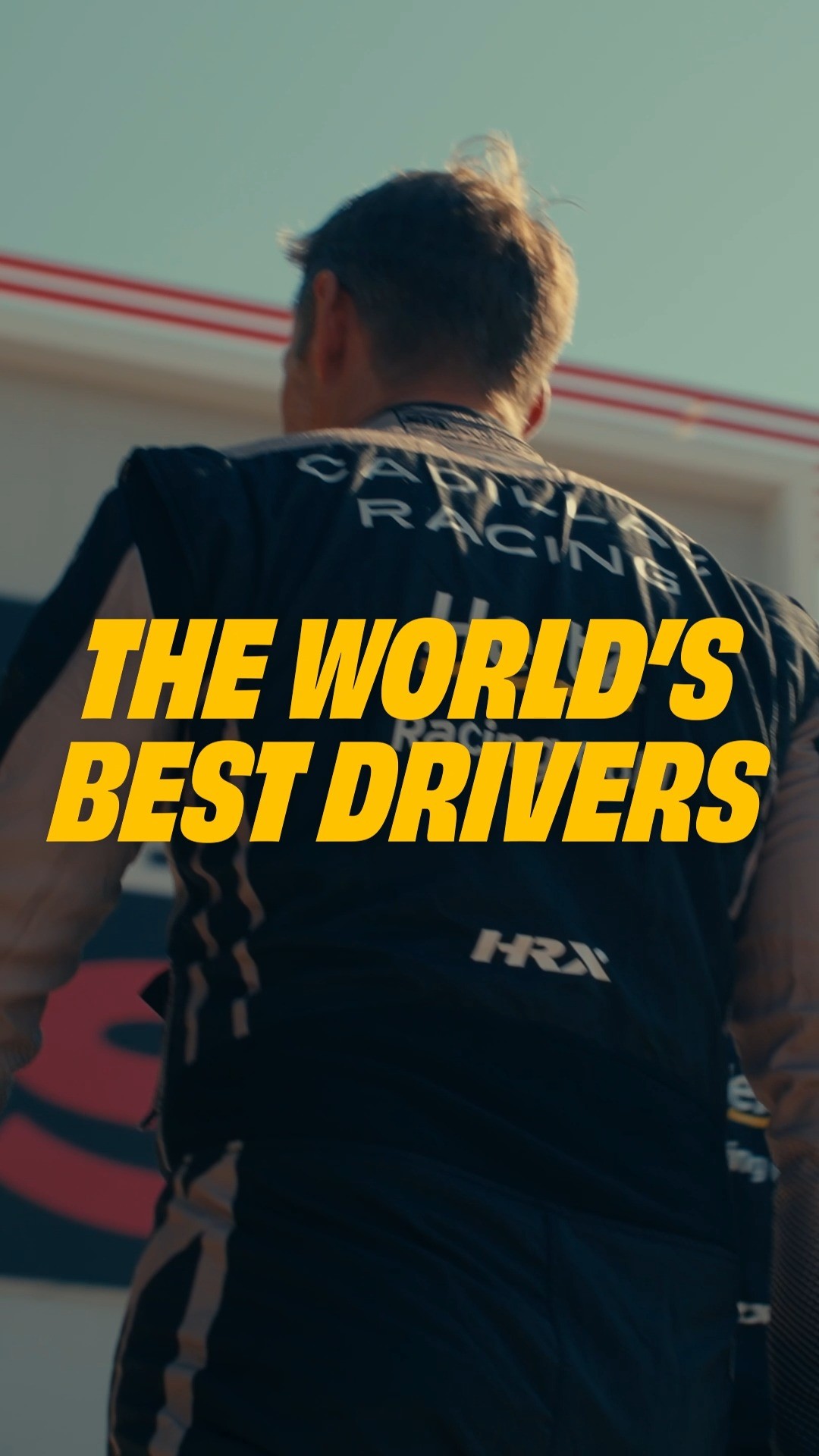 Instagram post by @jensonbutton for Hertz. Caption reads: In the first Hertz Gold Kart Series, the world's....