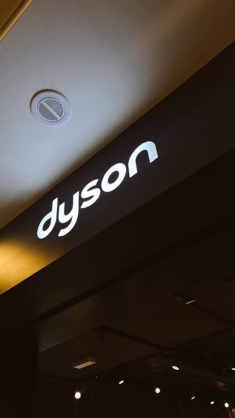 Instagram post by @tequila.and.tales for Dyson. Caption reads: [...] days just got a serious upgrade with the....