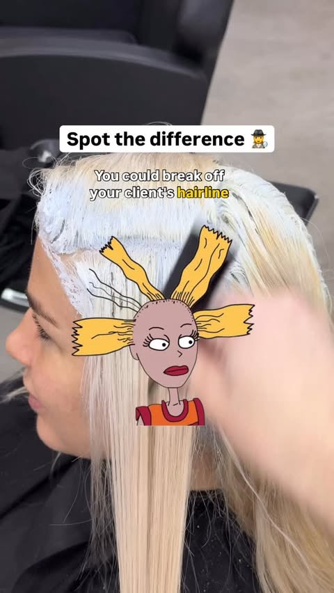 Instagram post by @conorjmd for OLAPLEX. Caption reads: Do you mix custom hairline product for bleach and....