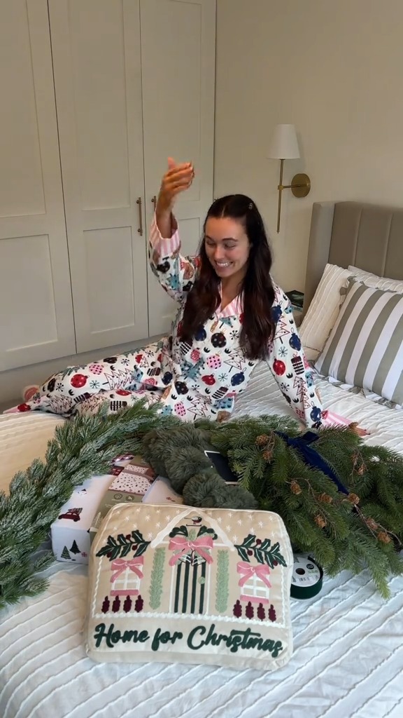 Instagram post by @hannahcrozier for The Range. Caption reads: ✨ There’s no place like home for Christmas....