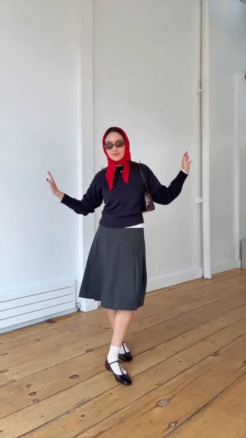 Instagram post by @mya.hansel for Madewell. Caption reads: [...] everything in this video is 40% off....