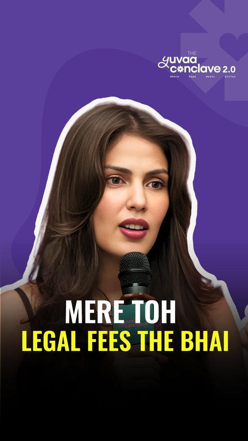 Instagram post by @anushapun for Yuvaa. Caption reads: Fun, powerful and business-full conversations at....