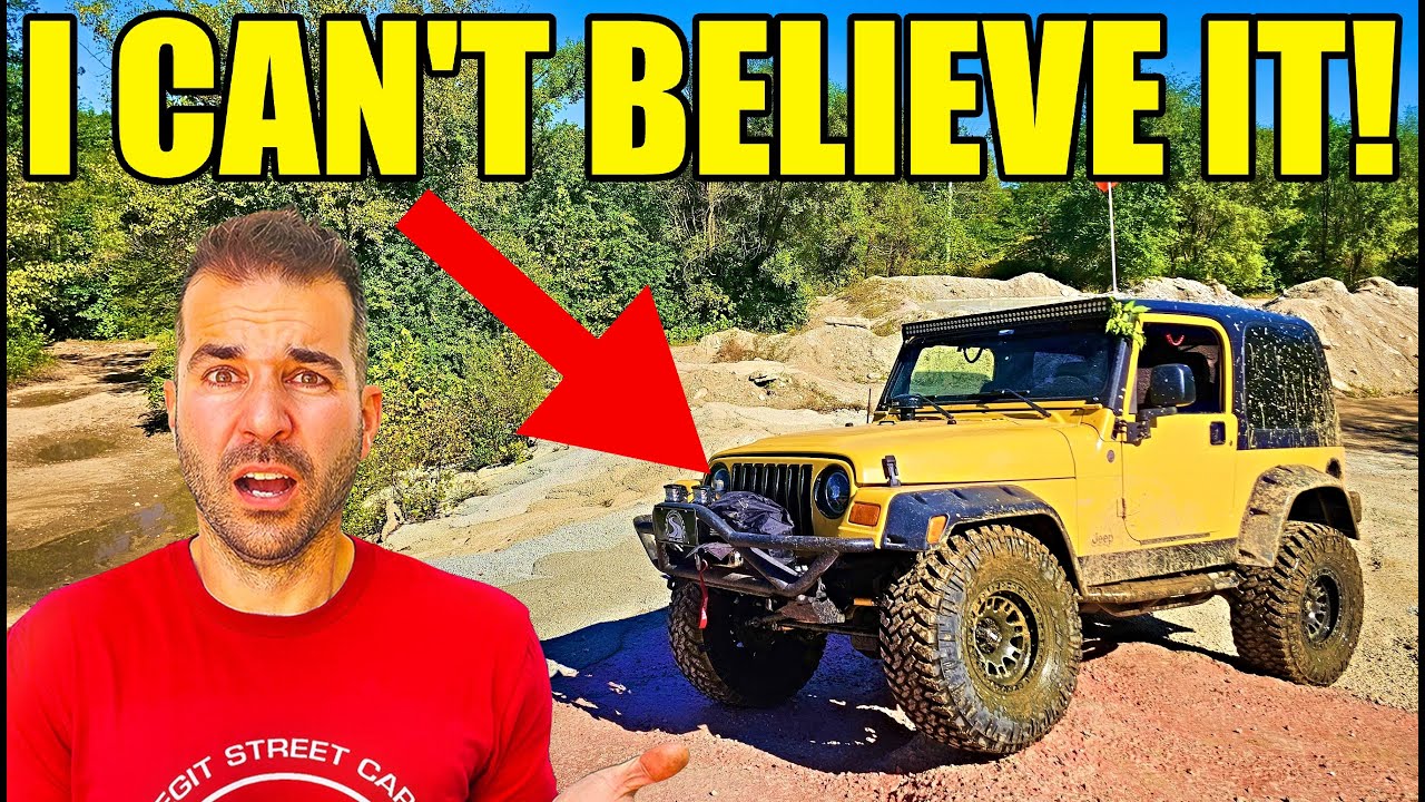 YouTube post by @LegitStreetCars for AMSOIL INC. Caption reads: I MADE MY TURBO JEEP WRANGLER AN UNSTOPPABLE....