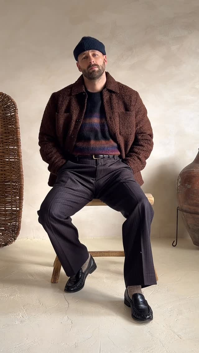 Instagram post by @thomas.m.lloyd for Wax London. Caption reads: 5 looks for autumn x @waxlondonclothing | AD.