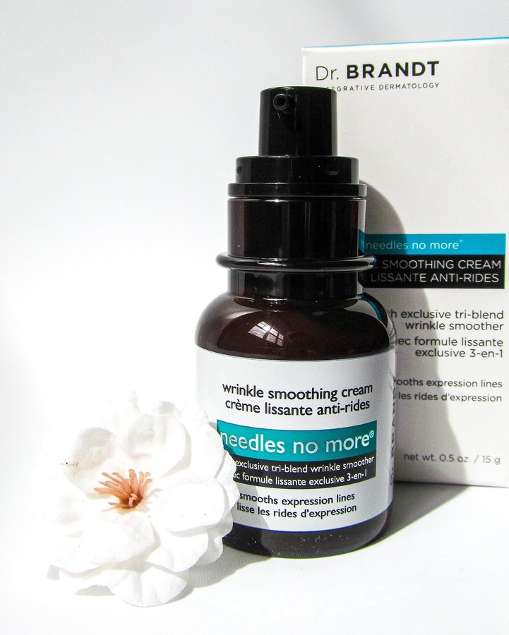 Instagram post by @reviewstoshare for Dr. BRANDT Skincare. Caption reads: #drbrandtpartner @drbrandt Needles No More Wrinkle....