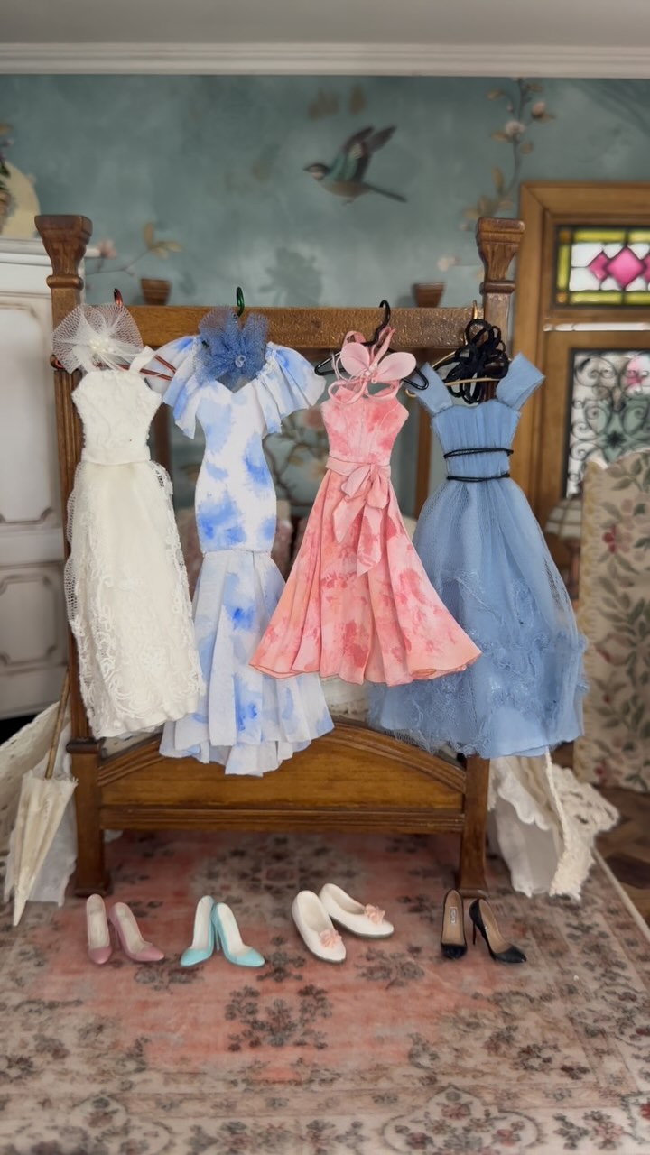 Instagram post by @my_life_in_miniature for Lipsy London. Caption reads: These dresses were made for your main-character....