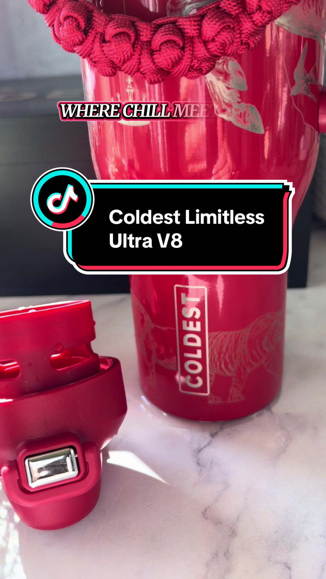 TikTok post by @scottishcherokee for Coldest. Caption reads: Designed with intention, the @Coldest Limitless....