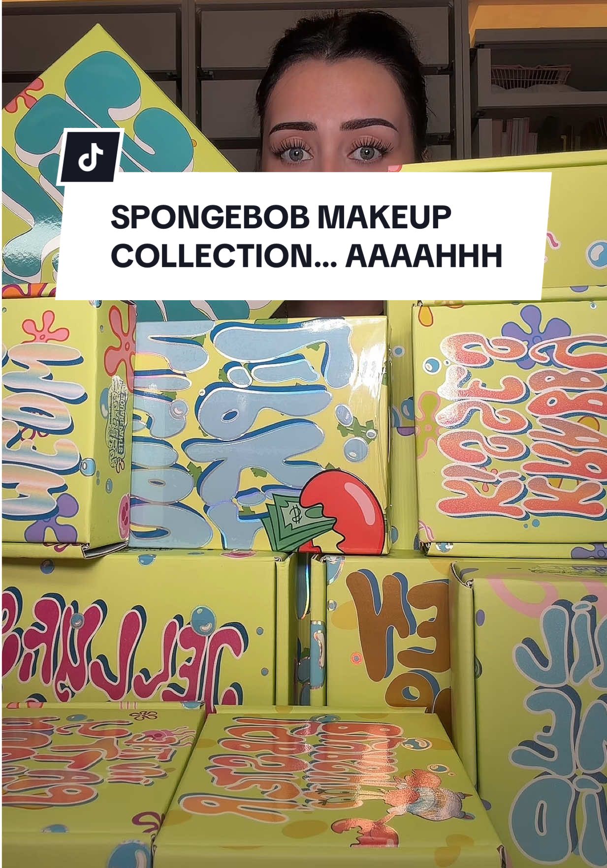 TikTok post by @chantelleef for MADE BY MITCHELL. Caption reads: Who’s your favourite SpongeBob character??💬👀....