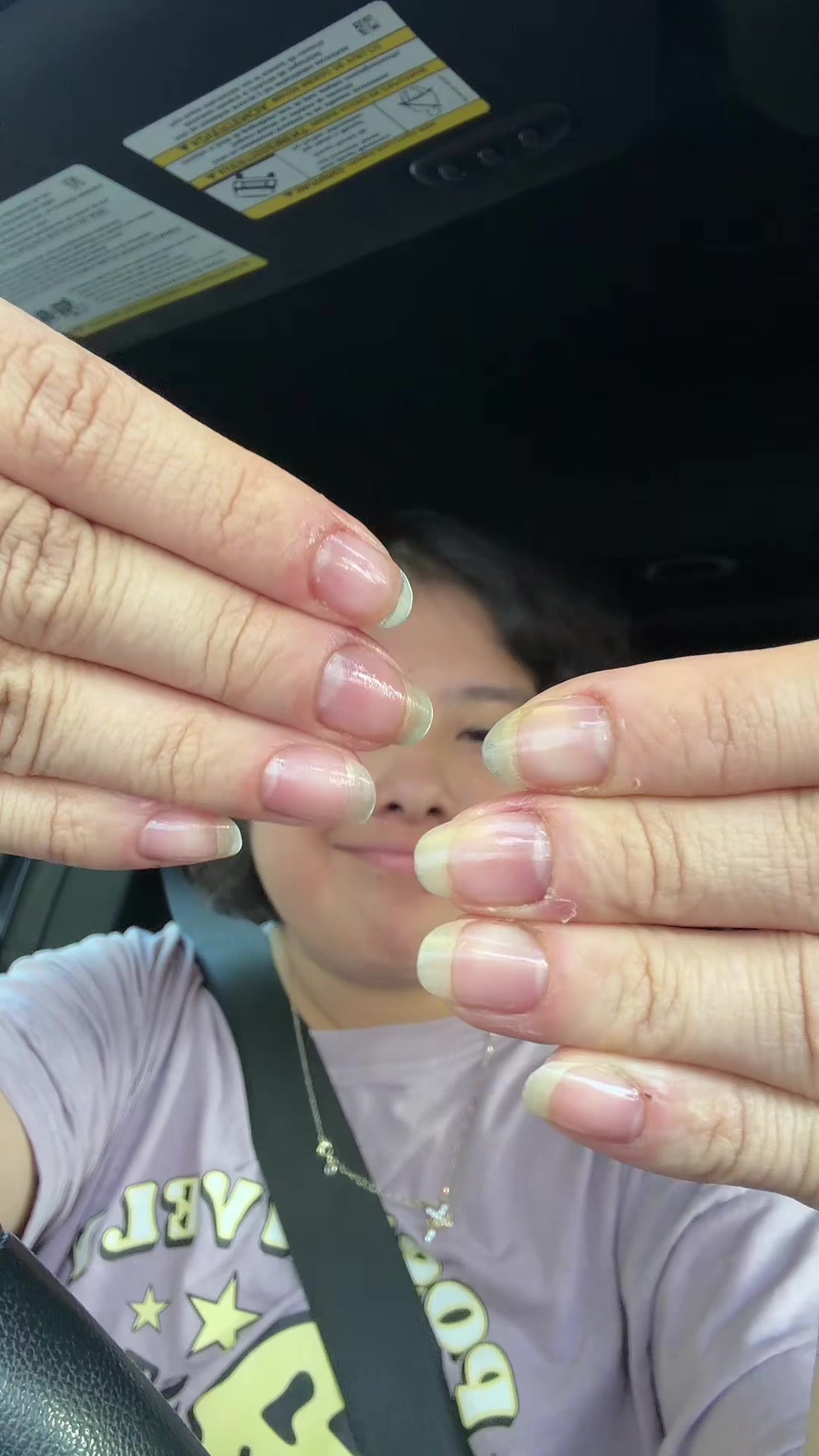 TikTok post by @xx.lejandra20 for Brother Cosmetics. Caption reads: [...] 🤣 #nailgrowthoil #fyp #nailgrowth....