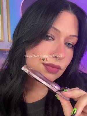 TikTok post by @chaoticallykailee for Timephoria Store. Caption reads: if you want a bold-ish lip for fall but you’re not....