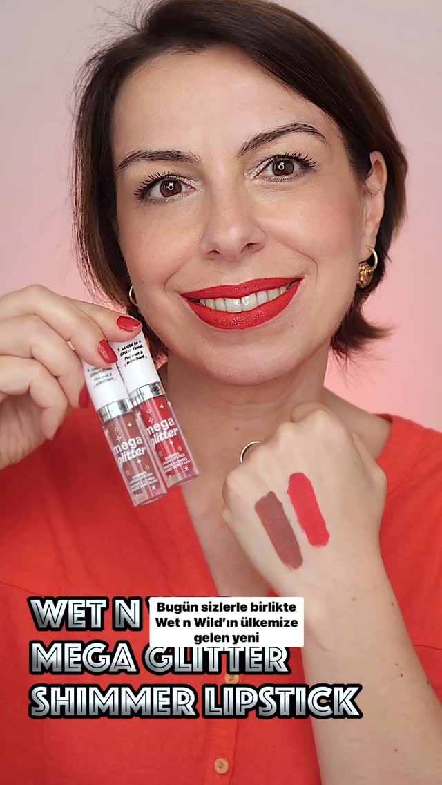 Instagram post by @asliozylmz for Wet N Wild Beauty. Caption reads: Wet n Wild @wetnwildbeauty Mega Glitter Shimmer....