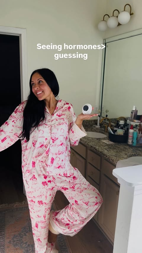 Instagram post by @_brontevictoria for Mira Fertility. Caption reads: [...] tracking your hormones too✨ @tbc....