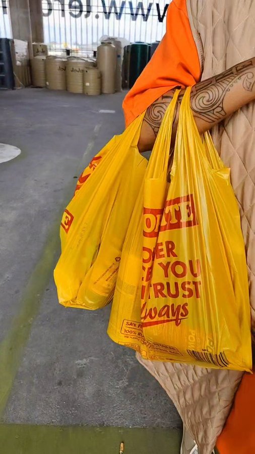 Instagram post by @dineoranaka for Shoprite SA. Caption reads: You better act like you know what time it is.......