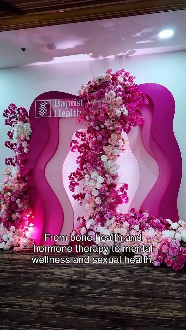 Instagram post by @wearejustthe3ofus for Baptist Health. Caption reads: Today I’m partnering with @baptisthealthsf to....