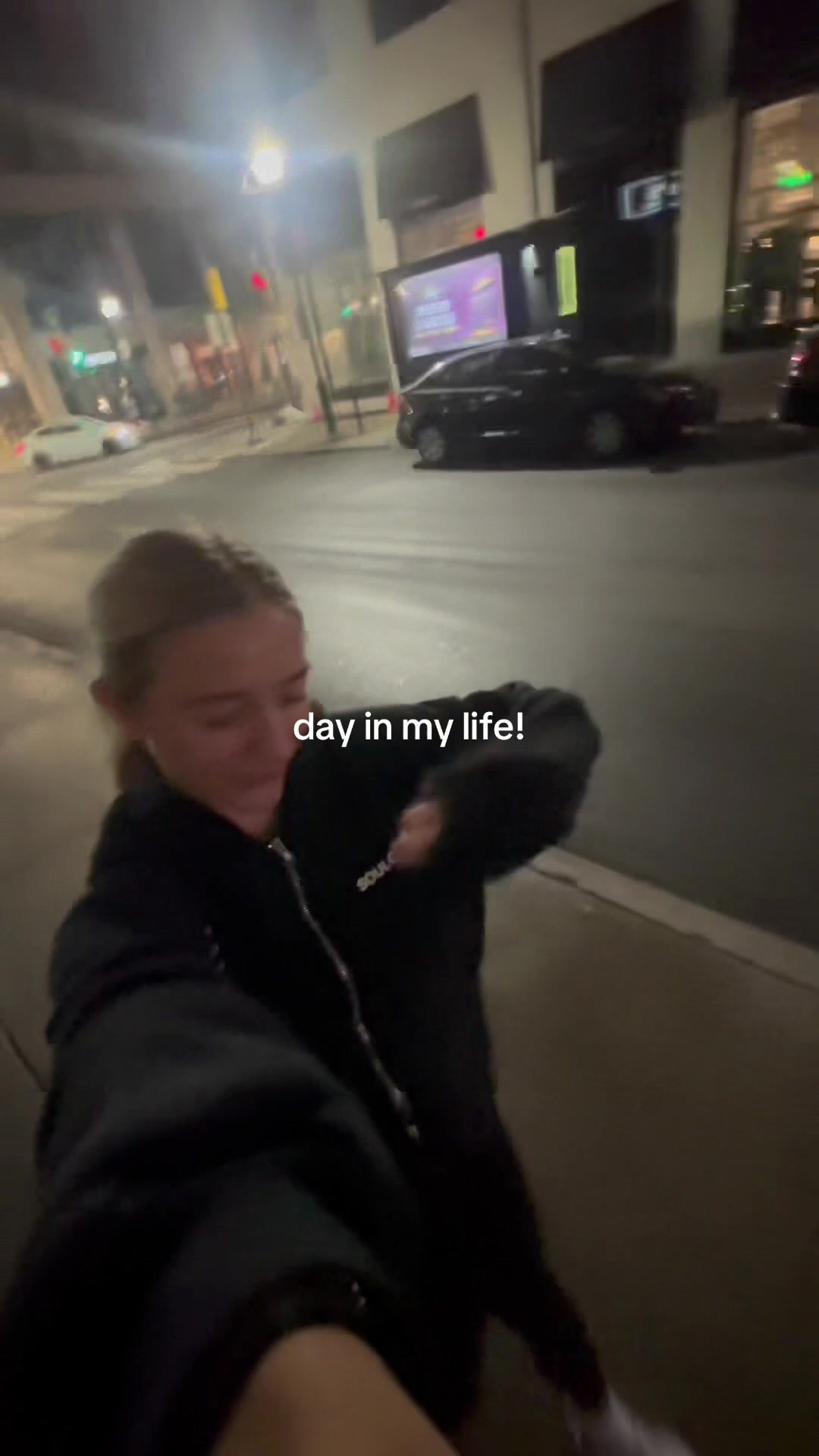 TikTok post by @popstar.katie for Hanes. Caption reads: One thing about me… I need to be comfy to be....