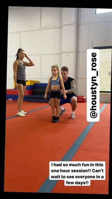 Instagram post by @houstyn_rose for Nfinity. Caption reads: [...] @rebelathleticcheer #rebelathleticcheer....