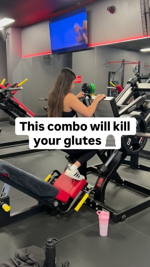 Instagram post by @karina_shah_ for Rule One Proteins. Caption reads: [...] - Abductions 4 x 10-15 Sipping my....