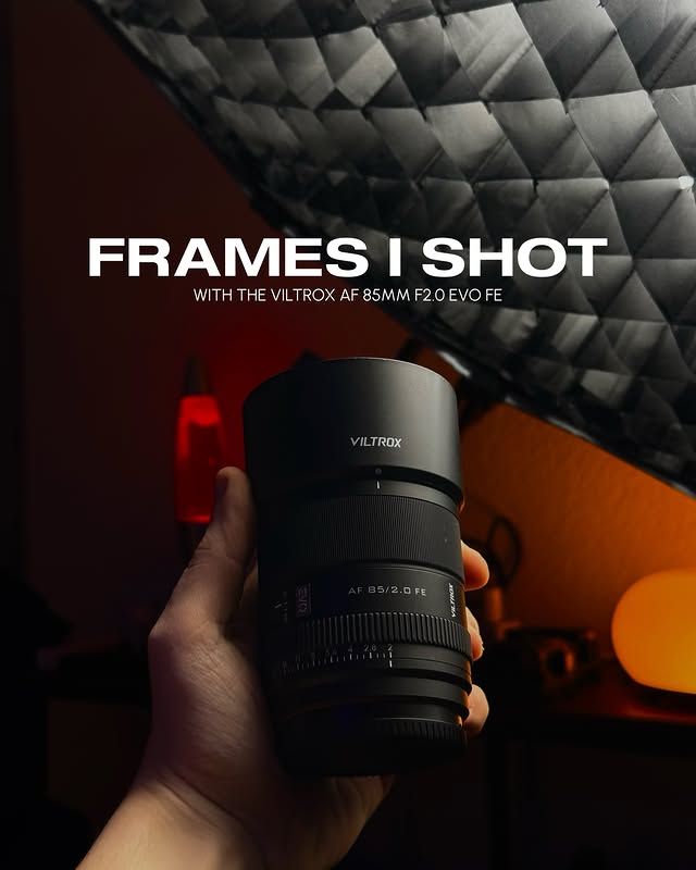 Instagram post by @jaangraphy for Viltrox. Caption reads: [...] shot at the Christmas-Market with the....