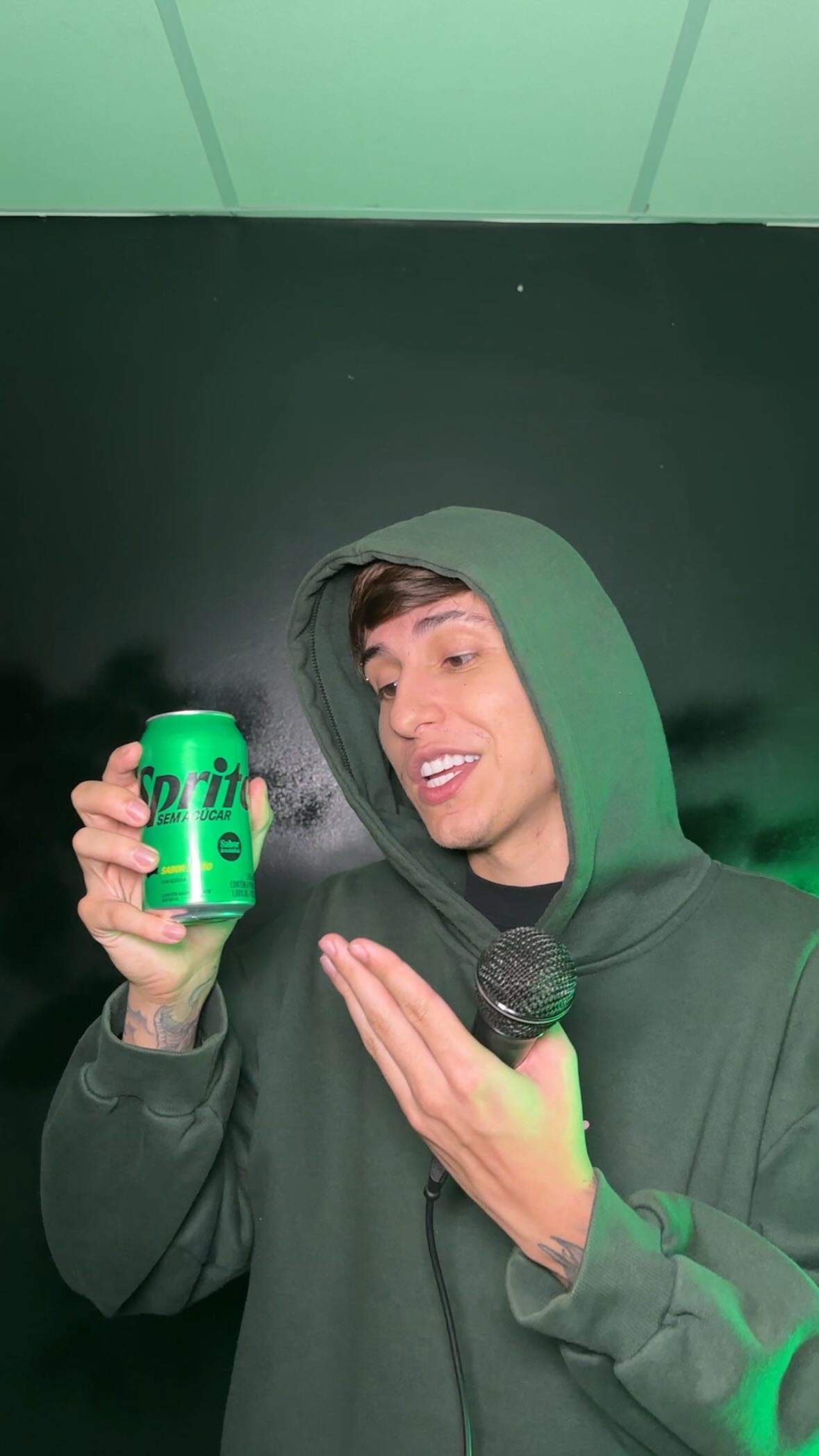 Instagram post by @nautamc for Sprite. Caption reads: Mantive a Cabeça Fria com Sprite Sem Açúcar e....