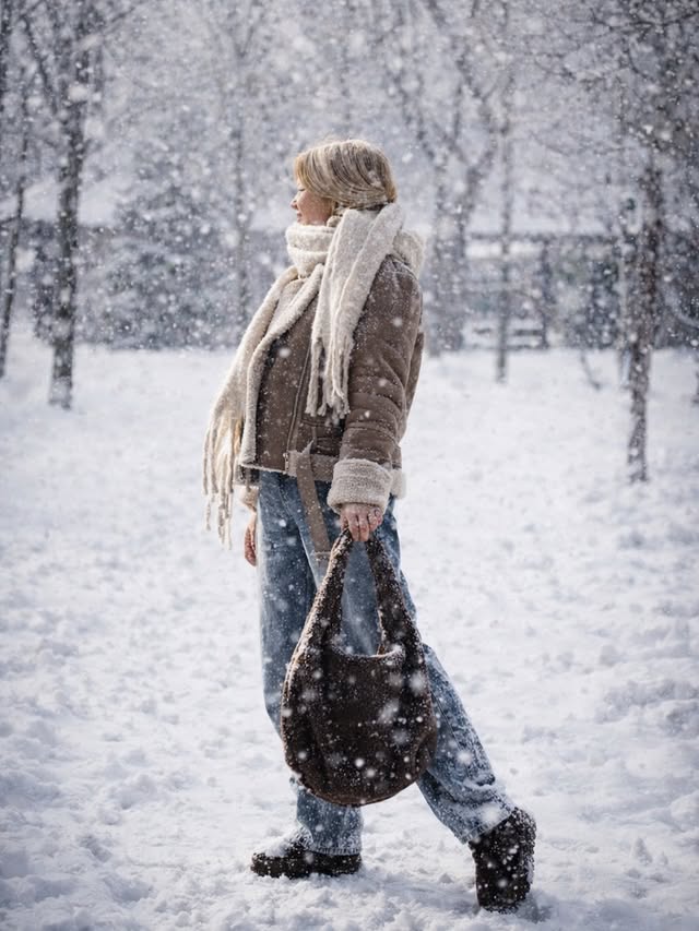 Instagram post by @crestesicalatoreste for Bonprix. Caption reads: [...] a crackling fire and cozy clothes from....